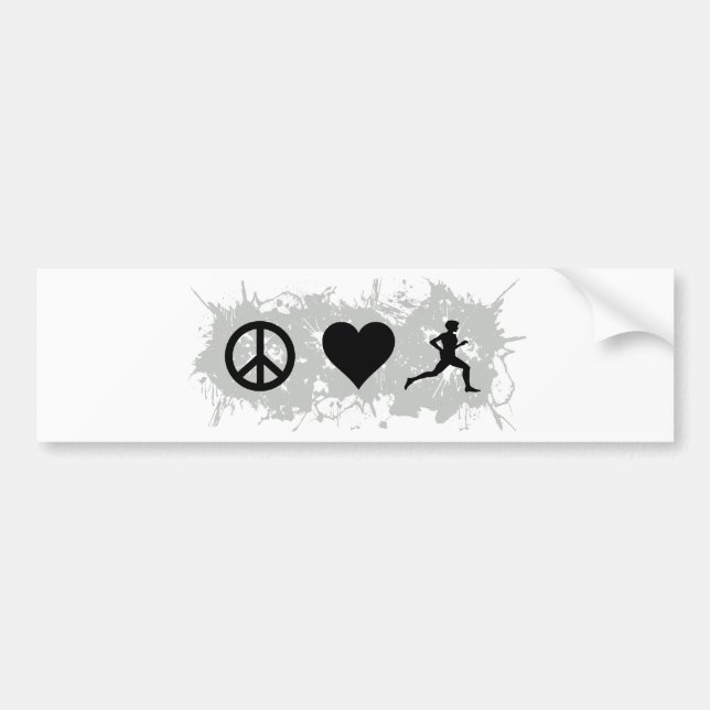 Jogging 1 bumper sticker (Front)