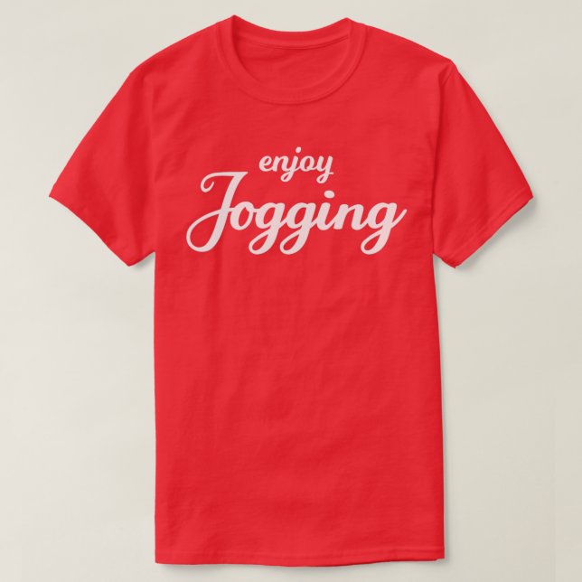 Jogging Gift for Dad Mum T-Shirt (Design Front)