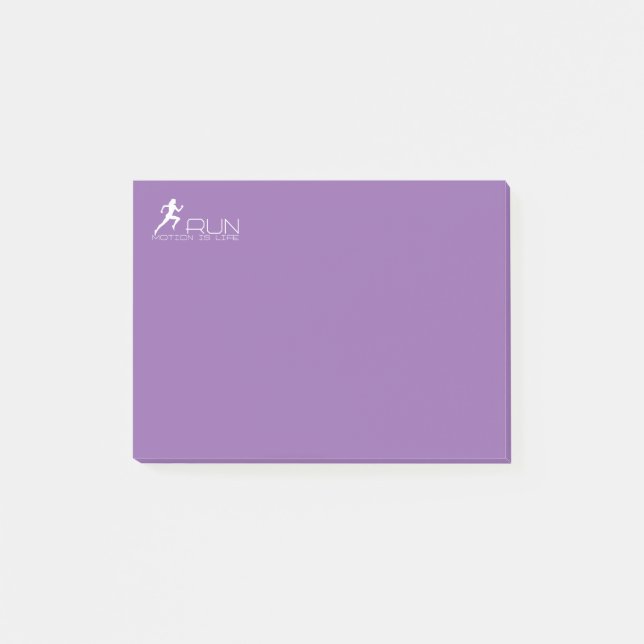 Jogging girl post-it notes (Front)