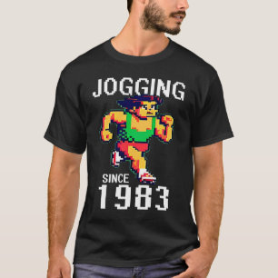 Jogging since 1983 Running Pixel T-Shirt