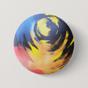 Jogo com fogo 6 cm round badge