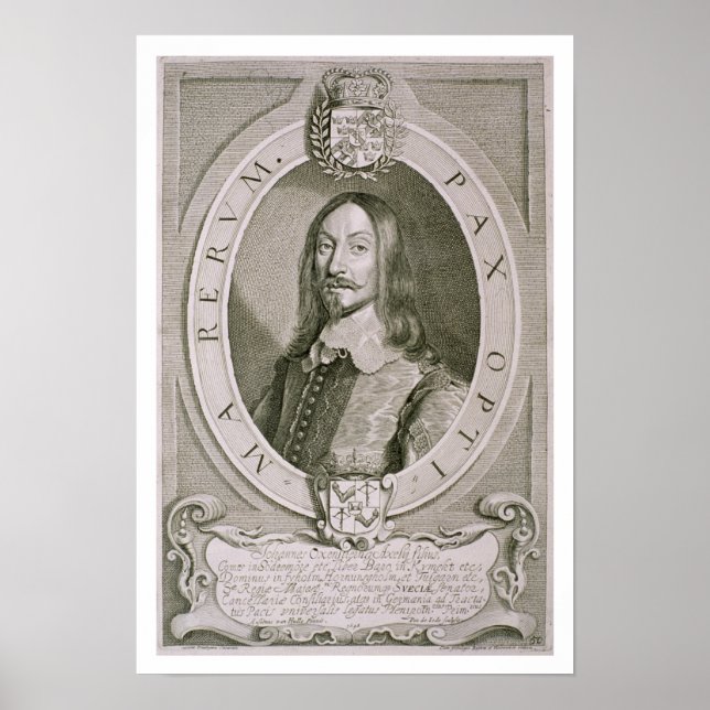 Johan Axelsson Oxenstierna (1611-57) Count of Sode Poster (Front)