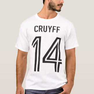 Johan Cruyff 14 Mens Retro Holland Football Player T-Shirt