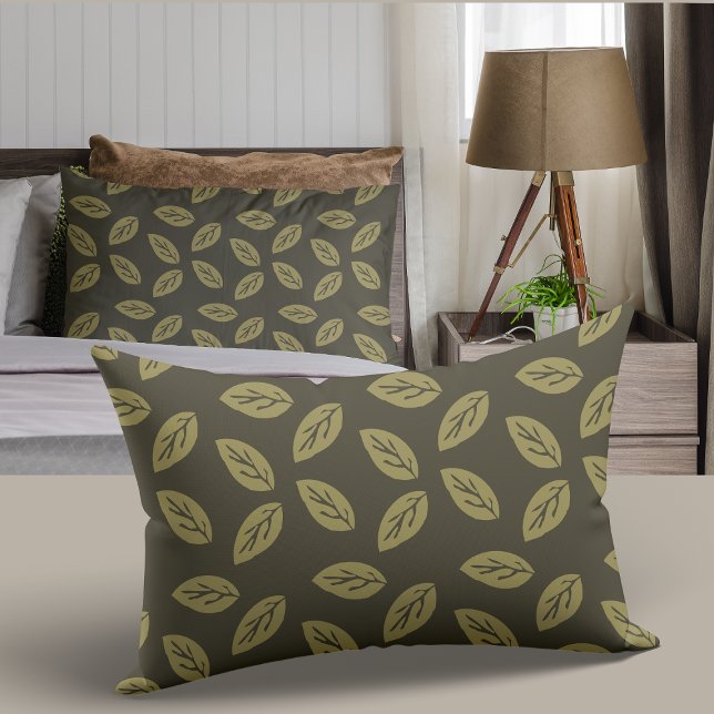 Johan Leafs TWArt FullPattern DarkGreenBG Pillowcase (Creator Uploaded)