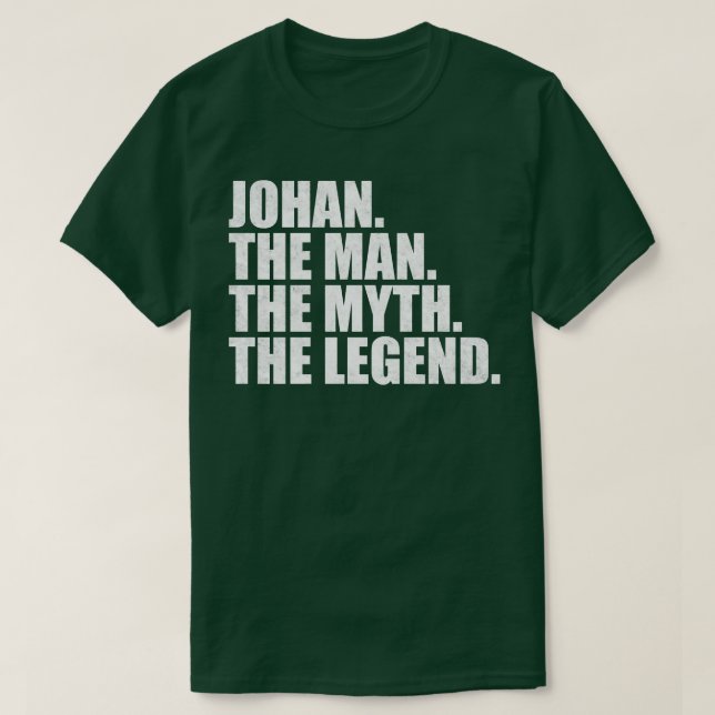 JohanJohan Name Johan given name T-Shirt (Design Front)