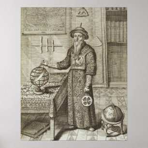 Johann Adam Schall von Bell (1591-1666) from 'Chin Poster
