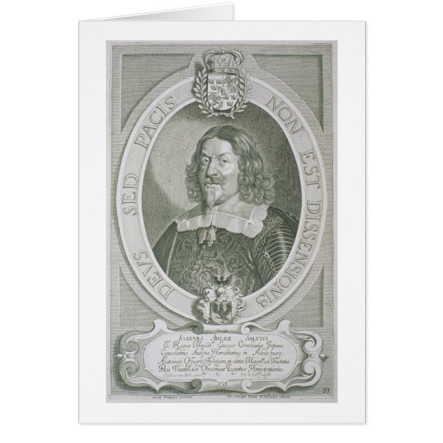 Johann Adler Salvius (1590-1652) from 'Portraits d (Front)