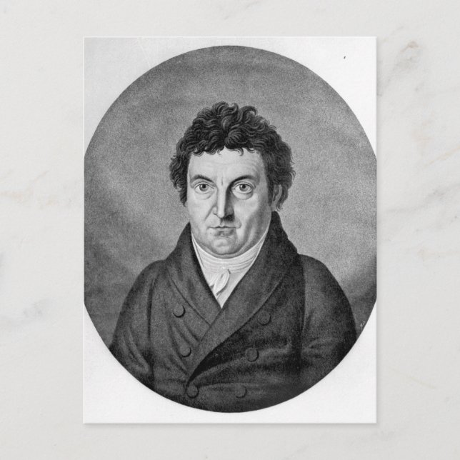Johann Gottlieb Fichte Postcard (Front)