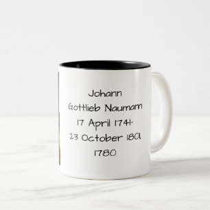 Johann Gottlieb Naumann 1780 Two-Tone Coffee Mug