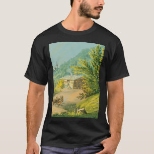 Johann Heinrich Bleuler d. J. - Wimmis, a view fro T-Shirt