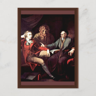 Johann Heinrich Fuseli Talking To The Zurich Histo Postcard