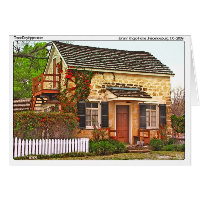 Johann Knopp Home, Fredericksburg, TX (Front Horizontal)