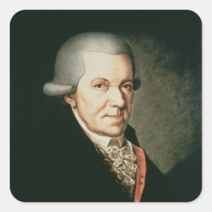Johann Michael Haydn , brother of composer Square Sticker