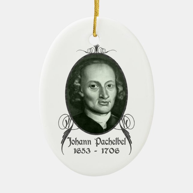 Johann Pachelbel Ornament (Front)