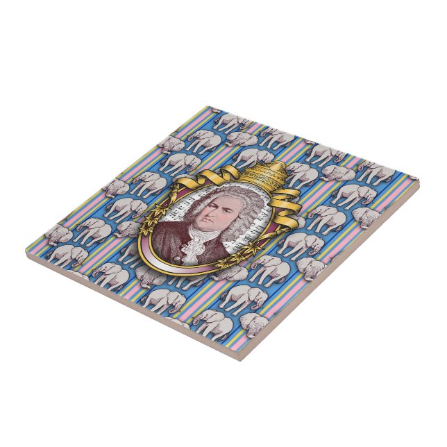 Johann Sebastian BACH Ceramic Tile (Side)