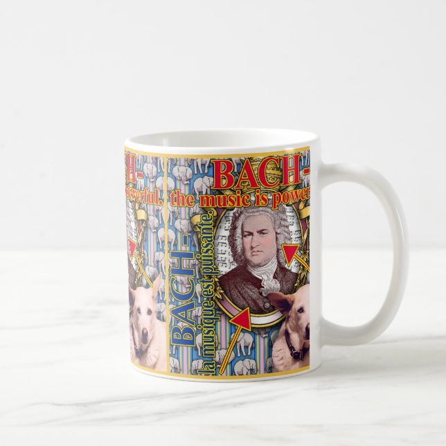Johann Sebastian Bach Coffee Mug (Right)