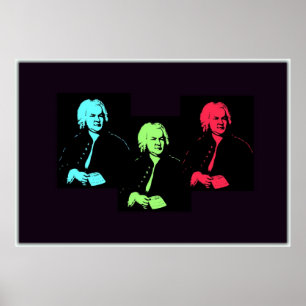 Johann Sebastian Bach Collage Poster