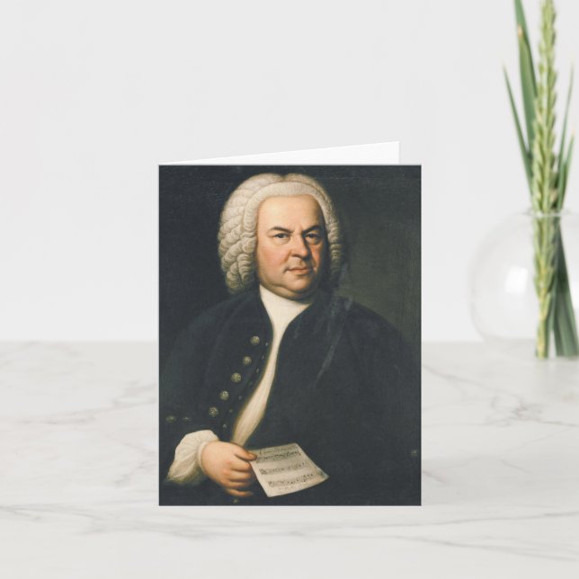 Johann Sebastian Bach – Composer Holiday Card (Front)