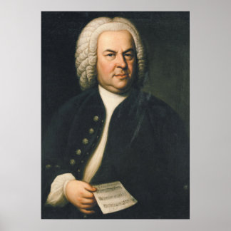 Johann Sebastian Bach – Composer Poster