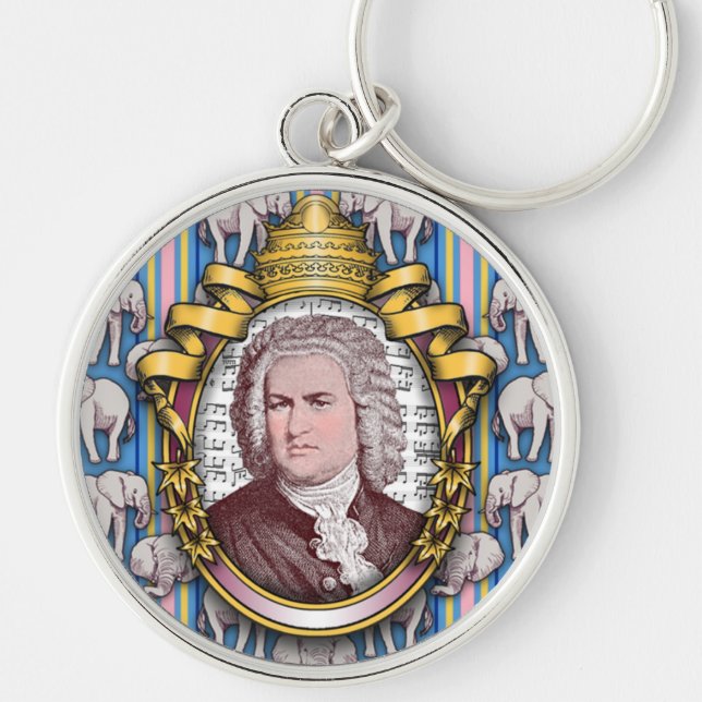 Johann Sebastian BACH Key Ring (Front)