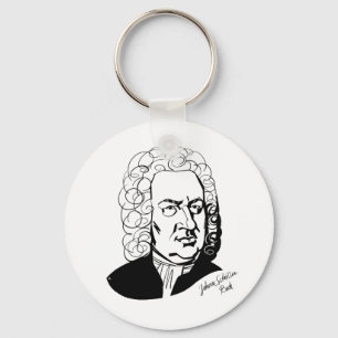 Johann Sebastian Bach Key Ring