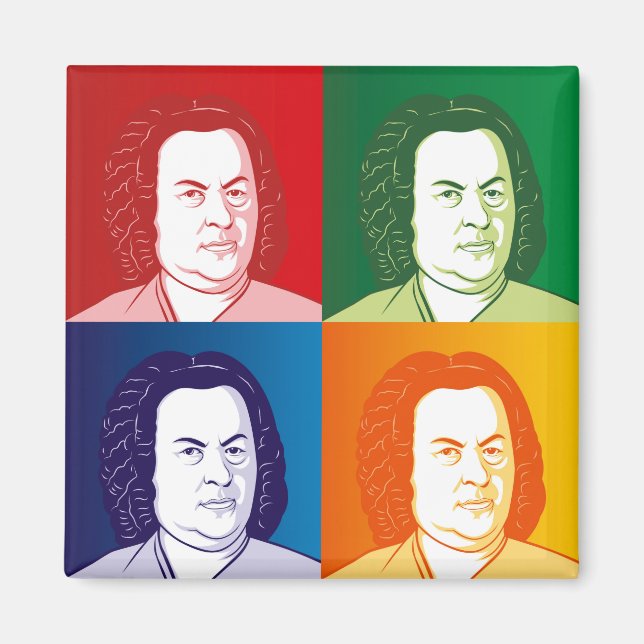 Johann Sebastian Bach Magnet (Front)