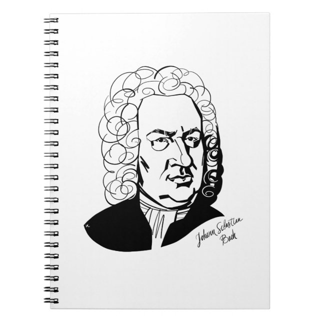 Johann Sebastian Bach Notebook (Front)
