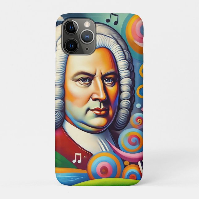 Johann Sebastian Bach Portrait  Case-Mate iPhone Case (Back)