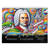 Johann Sebastian Bach Portraits 2027: Artworks