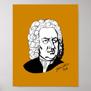 Johann Sebastian Bach Poster