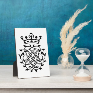 Johann Sebastian Bach Seal Crest Monogram Insignia Plaque