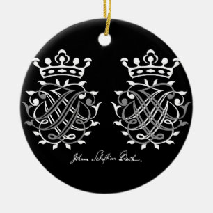 Johann Sebastian Bach Siegel Ceramic Ornament
