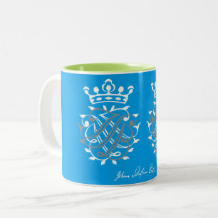 Johann Sebastian Bach Siegel JSB + BSJ Two-Tone Coffee Mug