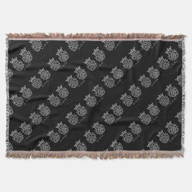 Johann Sebastian Bach Siegel Throw Blanket (Front)