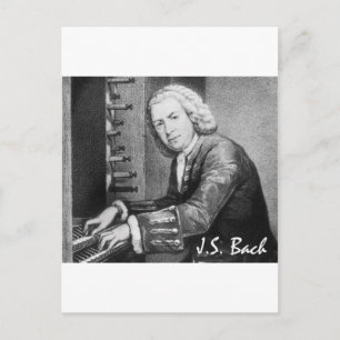 Johann Sebastian Bach Stuff Postcard