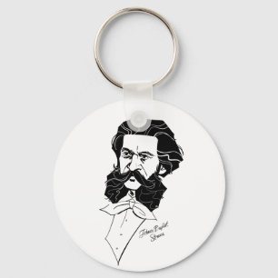 Johann Strauss Jr. Key Ring