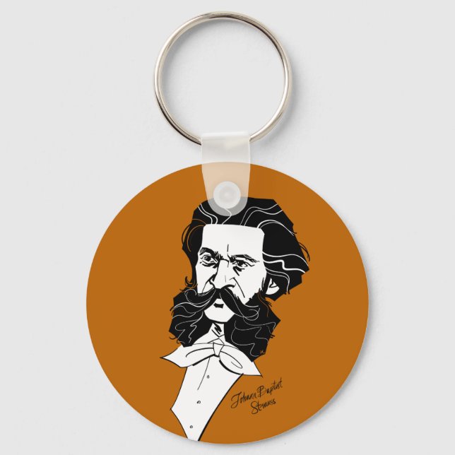 Johann Strauss Jr. Key Ring (Front)