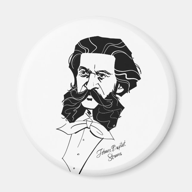 Johann Strauss Jr. Magnet (Front)
