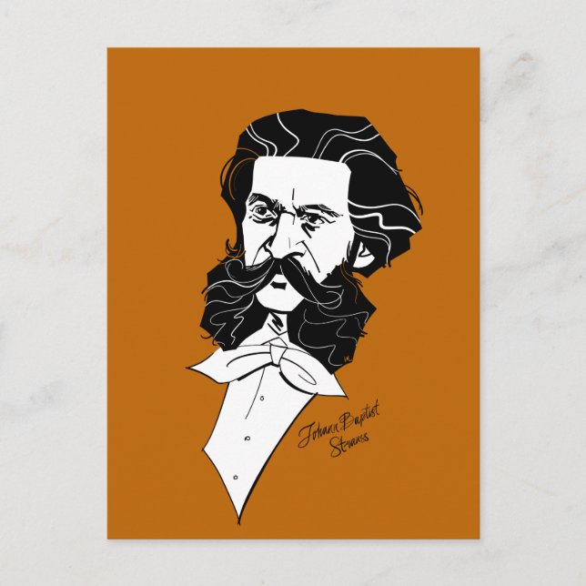 Johann Strauss Jr. Postcard (Front)