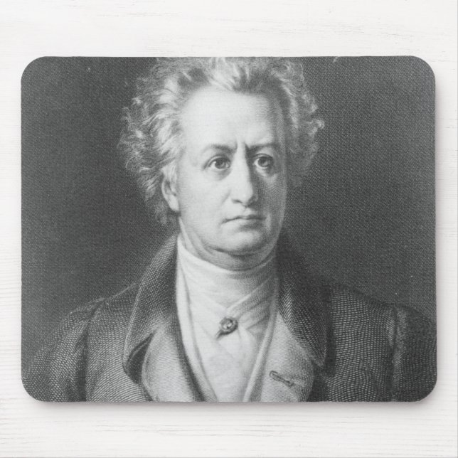 Johann Wolfgang Goethe Mouse Pad (Front)