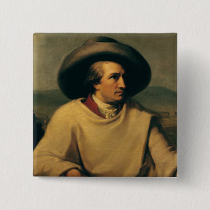 Johann Wolfgang von Goethe 15 Cm Square Badge