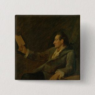 Johann Wolfgang von Goethe, 1775 15 Cm Square Badge