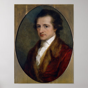 Johann Wolfgang von Goethe, 1775 Poster