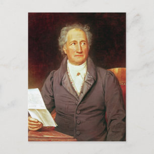 Johann Wolfgang von Goethe 1828 Postcard