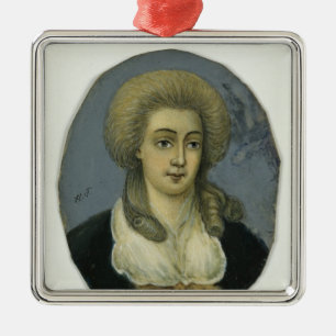 Johanna Elisabeth Mencken Metal Ornament
