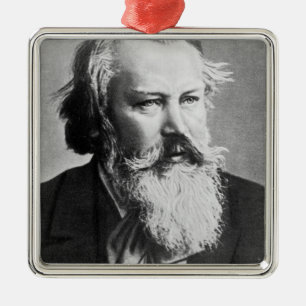 Johannes Brahms, 1879 Metal Tree Decoration