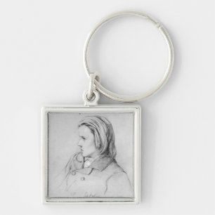 Johannes Brahms aged twenty, 1853 Key Ring