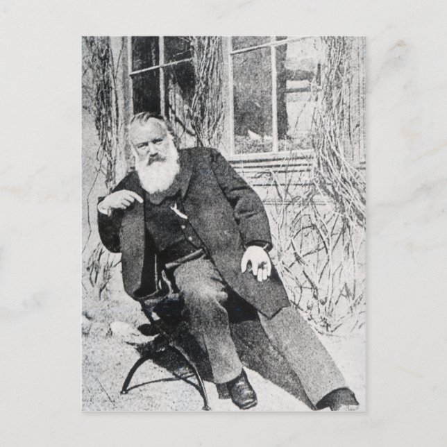 Johannes Brahms, c.1897 Postcard (Front)