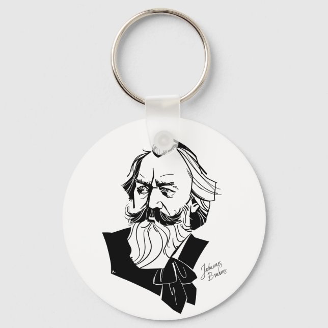 Johannes Brahms Key Ring (Front)