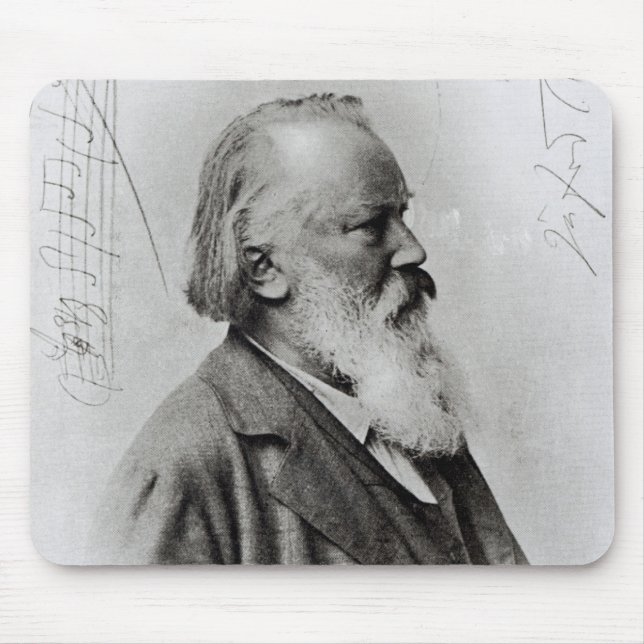 Johannes Brahms Mouse Pad (Front)